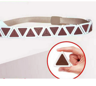 新型三角隐形针灸 康复芯片腰带专用加强型 可反复使用上千次