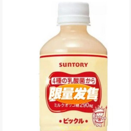 代购日本进口益生菌饮料三得利Suntory Bikkle290m1*24瓶/箱