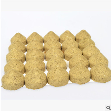 厂家供应天然艾草手工精制10g艾灸贴保健养生艾塔15:1艾坨批发图3