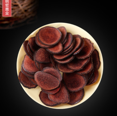 吉林厂家直销鹿产品鹿茸红粉片 可煲汤泡酒传统滋补品营养丰富图1