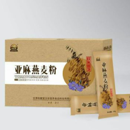 厂家直销 桂馥堂 亚麻燕麦粉/会宁特产/杂粮食品/方便食品