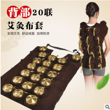 全铜随身灸颈椎部肩膀背部艾灸盒艾条艾柱温灸艾熏家用仪器具图2