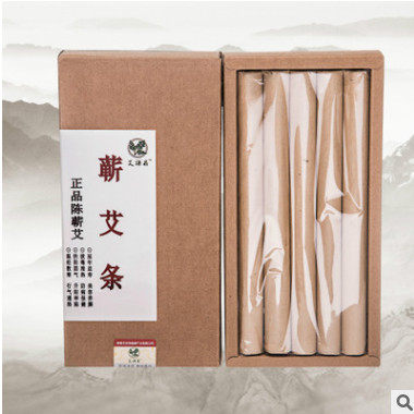 厂家批发湖北蕲春李时珍蕲艾条三年陈蕲艾艾绒艾条艾柱OEM图2