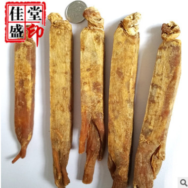 厂家直销人参 东北特产 高丽参 无糖高丽参 20头 黄马褂10个包邮图1