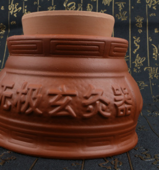 无极玄灸器紫砂陶土艾灸罐悬灸温灸器艾灸仪艾灸盒玄灸罐图3