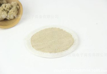 加大加厚 艾灸盒温灸隔热垫 艾绒垫随身灸纯棉圆形艾灸垫防烫垫图2