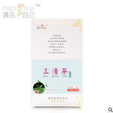 遇见自己三清茶清新自然口气清新香口清茶养生茶袋泡茶OEM薄荷茶图3