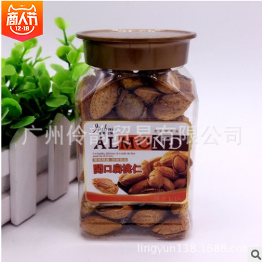 批发 台湾 进口 金辉 开口扁桃仁160g 28罐一箱图2