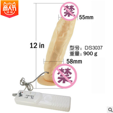 刁氏电震动摇摆仿真阳具女用抽插假阴茎成人情趣用品厂家直销图1