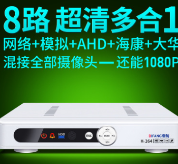 帝防 硬盘录像机 8路 DVR监控录像机 网络数字高清监控主机4路DVR图1