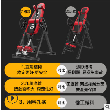 比纳倒立机长高神器家用健身器材 椎间盘拉伸辅助增高收腹倒挂器图1