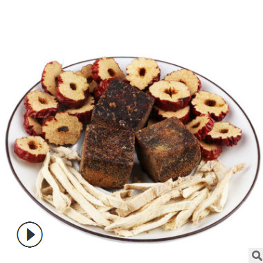 谯韵堂 黑糖红枣姜茶300g 黑糖姜茶 姜丝红枣干红糖姜茶代加工OEM图3