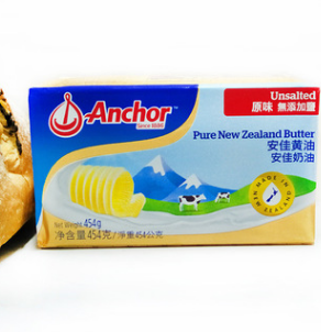 新西兰原装进口安佳黄油原味454g 动物性淡味牛油块烘焙原料图2