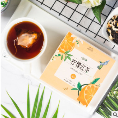 柠檬红茶 花果粒柠檬红茶组合冷泡茶三角包一件代发贴牌代加工图1