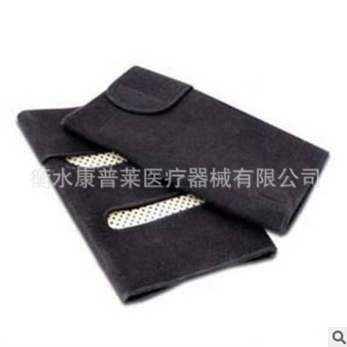 批发自发热托玛琳加长加厚护膝保暖骑行发热磁疗远红外护膝图3