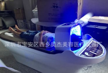 无烟艾灸舱 艾灸床 PU太空舱 艾灸仪器厂家 经济款艾灸床中药舱图2