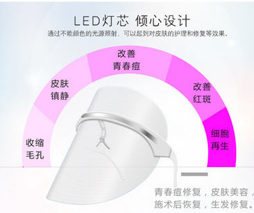 光谱仪光子嫩肤仪led面罩美肤面膜仪 小灯泡彩光面罩仪美容仪图1
