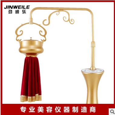 厂家直销立式金色无烟艾灸仪器 熏蒸养生保健悬灸仪太极神灸仪图1