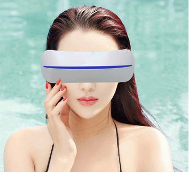 3D绿光护眼仪充电式眼部按摩仪 绿光醒目护眼仪 视力训练按摩器图1