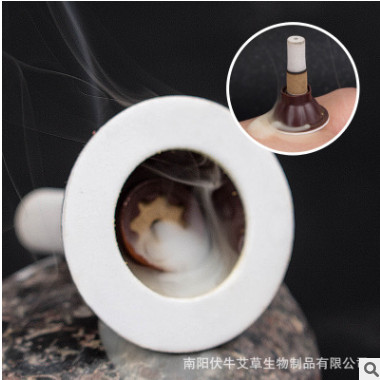 聚能灸艾草贴艾贴艾灸贴正品60粒简装加长加粗款厂家直销支持定图3