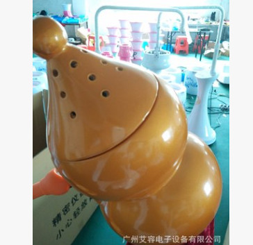 玻璃钢 金色葫芦艾灸 无烟艾灸仪 温灸仪厂家直销 悬灸神器图2