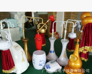 玻璃钢 金色葫芦艾灸 无烟艾灸仪 温灸仪厂家直销 悬灸神器图3