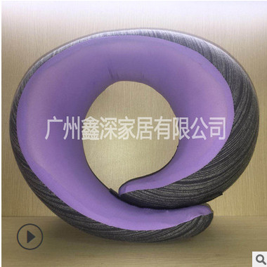 厂家直销定制慢回弹记忆棉小u旅行办公飞机汽车护颈枕颈椎枕广州图1