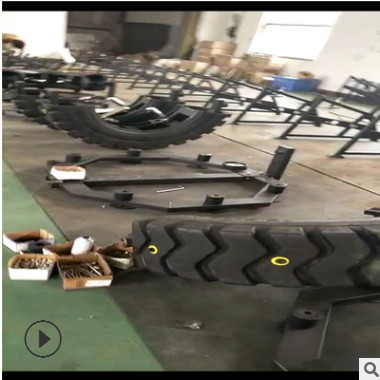 健身房轮胎半月大型翻转地面训练器健身半月轮胎厂家训练轮胎