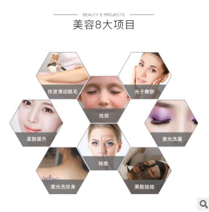 单屏opt脱毛仪器360磁光祛斑脱毛嫩肤仪冰点无痛光子美容院图2