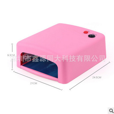 批发36wuv光疗灯白色美甲光疗机818MINI美甲专用光疗灯120S定时图3