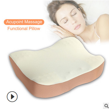多功能枕头健康慢回弹保健枕头 记忆棉磁疗枕 护颈按摩枕