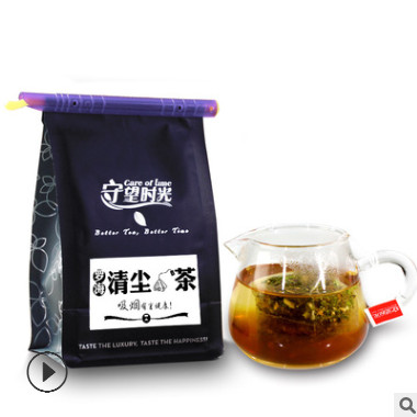 罗海轻尘茶 好茶养肺 桔梗罗汉果胖大海枇杷叶薄荷蒲公英三角茶包