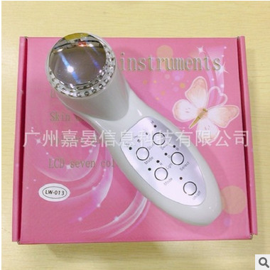 LW-013超声波导入导出仪脸部按摩仪面部排毒仪器洁面仪家用美容仪图2