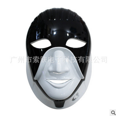 led光子嫩肤美白仪彩光面罩美容仪埃及艳后面膜仪触摸感应充电款图3