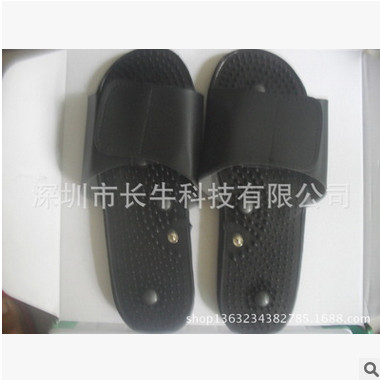 针式/纽扣式两用电极按摩拖鞋配健康使者机器或脉冲按摩仪用图1
