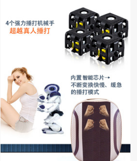 金莱特多功能按摩器 家用椅垫电动揉捏捶打背部腰部腰椎按摩靠垫图3