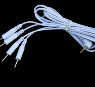 2.5头一拖四中频理疗仪电极线插针连接导线数码经络通治疗仪配件