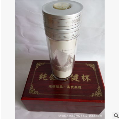批发【纯银保健杯 银杯】【中老年会销体验店礼品】图1