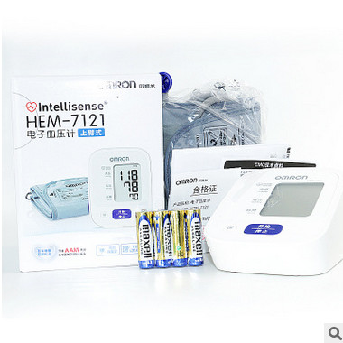 欧姆龙电子血压计家用上臂式全自动高精准HEM-7121血压测量仪医用图2