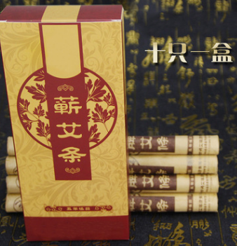 艾灸批发厂家定制加工 惠州好优康蕲艾灸条家用手卷艾条艾柱图1