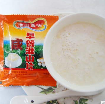 金味麦片包装袋食品 咸味淮山片 即冲即食速食早餐山药片大豆纤维图2
