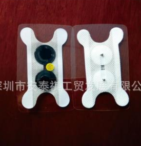 理疗贴片 吞咽电极片带纽扣自粘贴片有无毒无刺激无致敏性检测图2