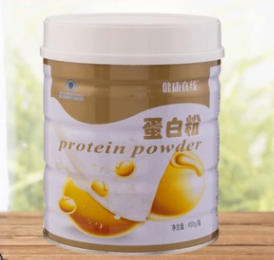 健康在线蛋白粉厂家直销 大豆蛋白粉400g/罐 营养强化剂大豆蛋