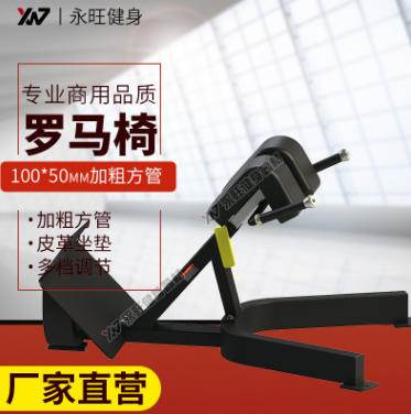 健身房专用器械腰臀训练器罗马椅山羊挺身训练器商用罗马凳羊角凳图3