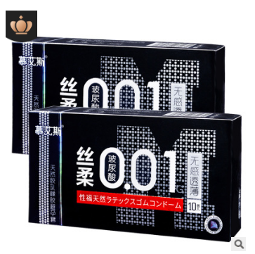 OEM贴牌代加工慕艾斯情趣避孕套 薄玻尿酸安全套成人用品一件代发图3