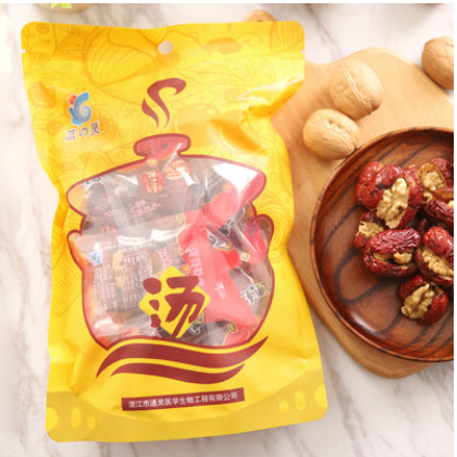 厂家直发红枣夹核桃枣夹核桃仁零食大红枣子干果夹核桃250g可代发图2