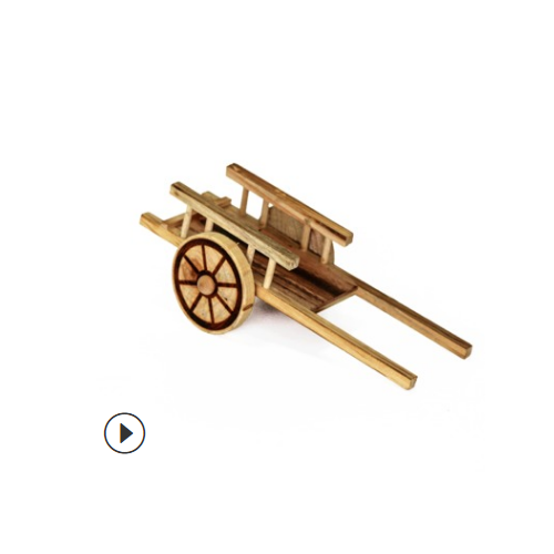 工艺品批发 木制平板车手推车木制汽车模型道具儿童玩具景区热卖