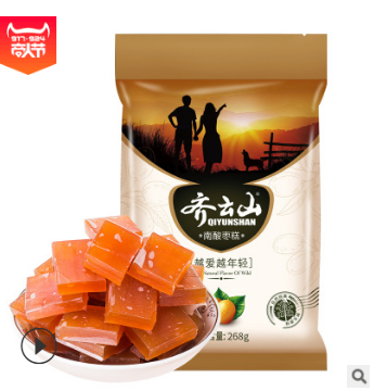 厂家直销齐云山南酸枣糕268g袋装江西特产食品 蜜饯零食 代理批发图2
