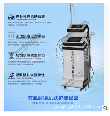 双屏水氧仪高氧纯氧活肤仪皮肤管理仪太空人注氧美肤补水仪器图2