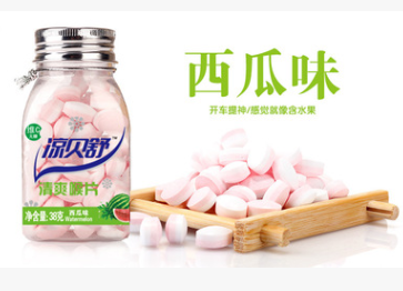 清爽含片 清爽喉片 薄荷糖 水果味OEM代加工休闲糖果 爽口含片图2